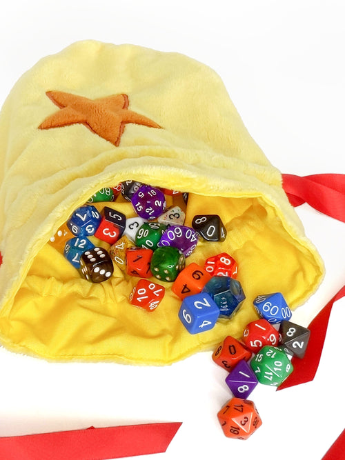 Animal Crossing Bell Bag - Drawstring Pouch for Cosplay / Dice Bag / Amiibo Coin Purse